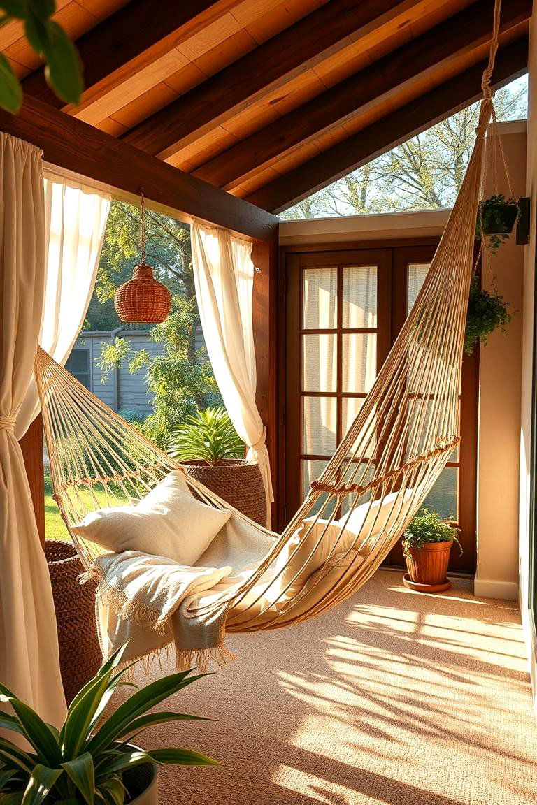 Hammock Infused Catio - 24 Outdoor Catio Ideas