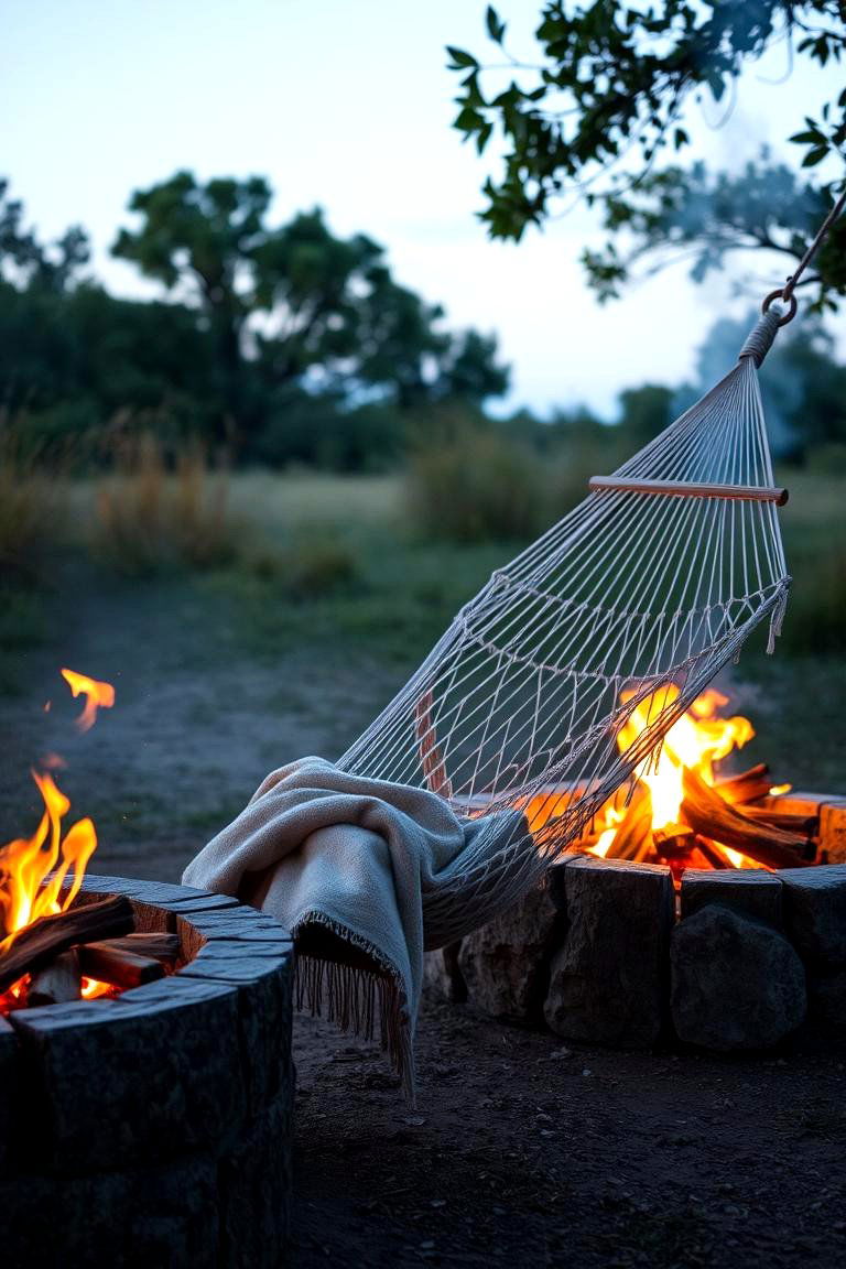 Hammock Loungers for Ultimate Relaxation - 24 Fire Pit Chair Ideas