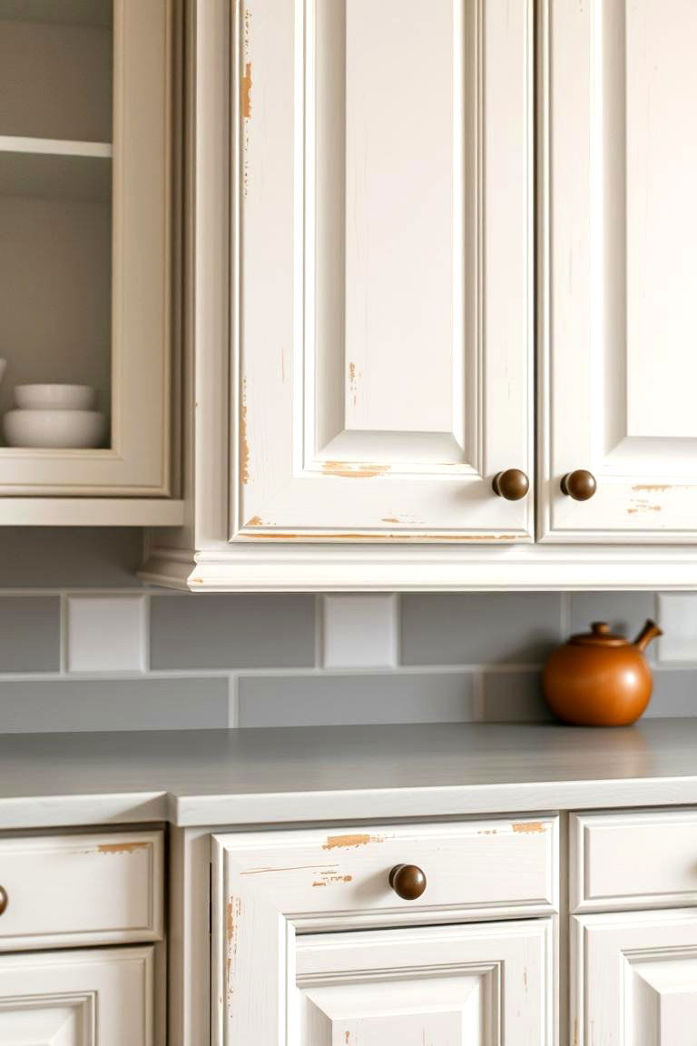 Hand Painted Details - 24 Shabby Chic Kitchen Ideas