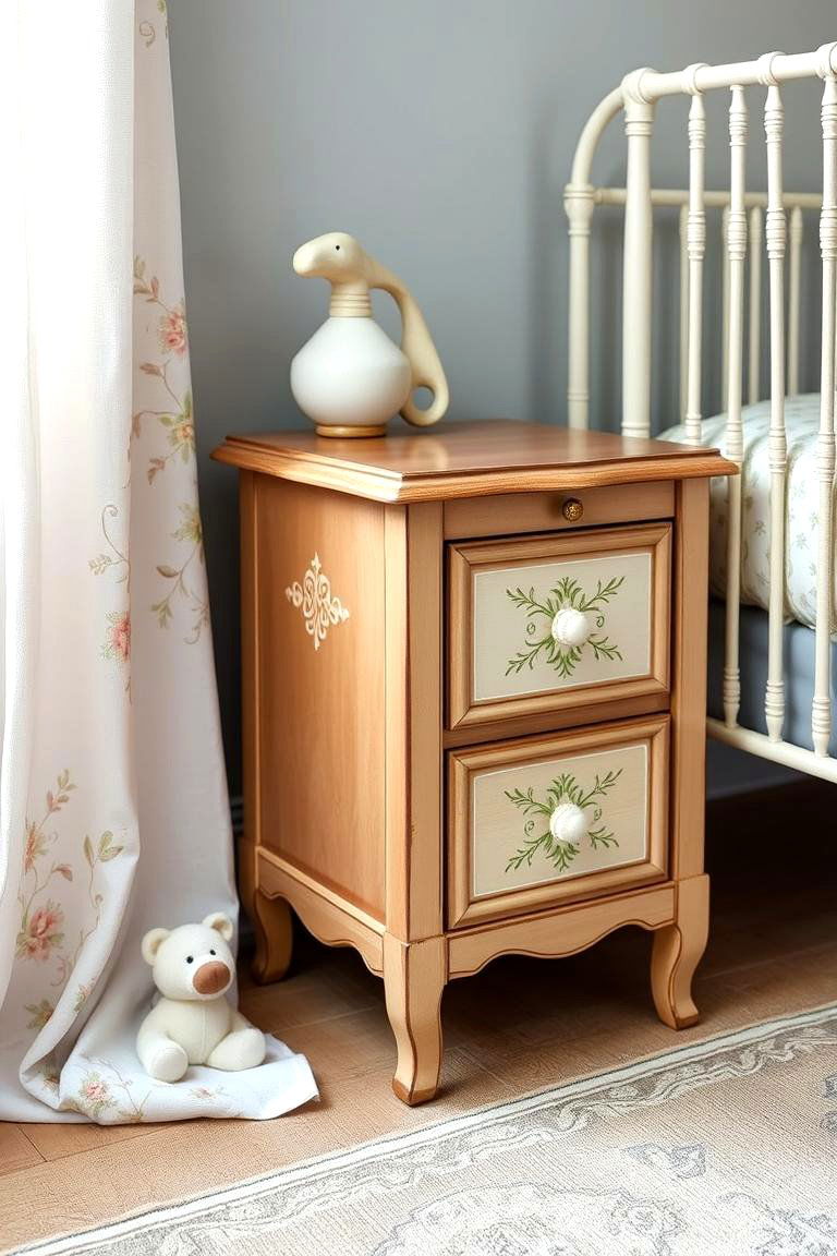 Hand Painted Vintage Furniture - 24 Vintage Nursery Ideas