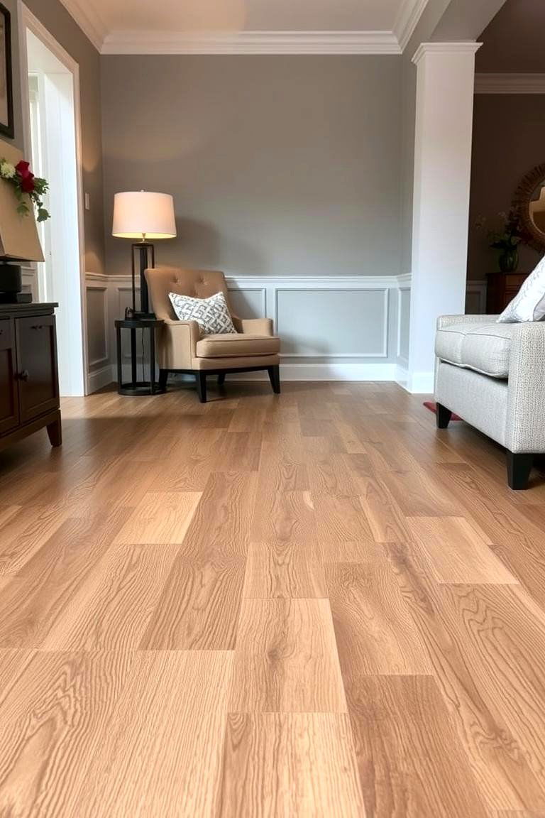 Hand Scraped Wood Texture - 24 Living Room Wood Floor Ideas