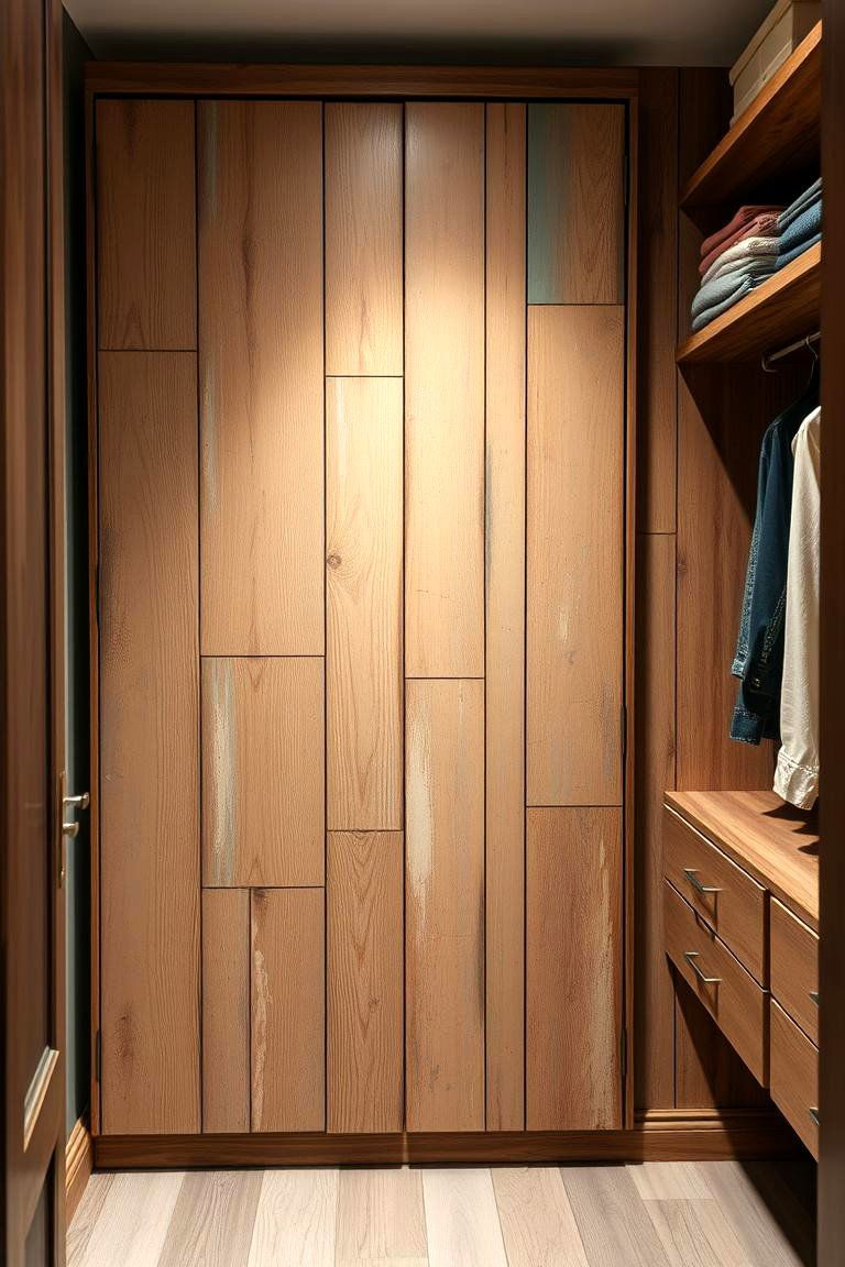Hand painted Rustic Closets - 24 Rustic Closet Ideas