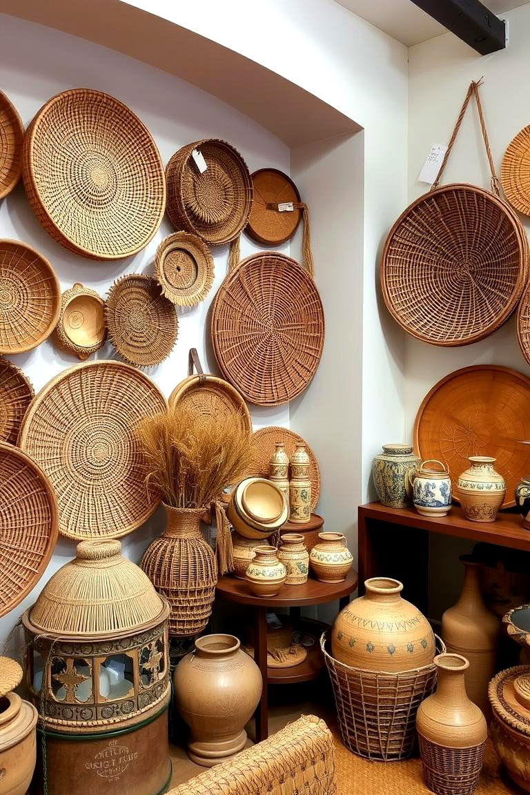 Handcrafted Accessories - 24 Rustic Living Room Ideas