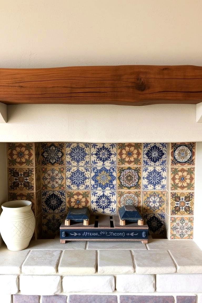 Handcrafted Artisan Craftsmanship - 24 Farmhouse Fireplace Tile Ideas