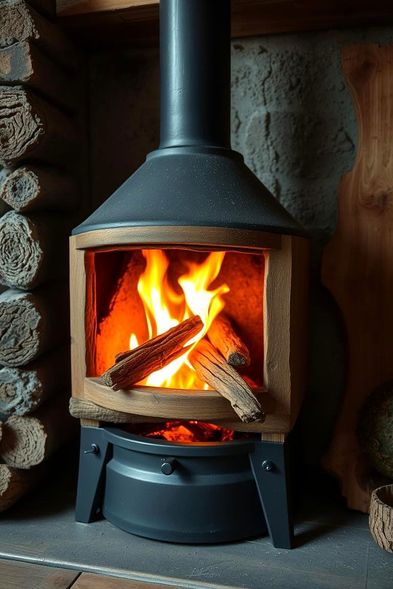 Handcrafted Artisan Log Burner - 24 Log Burner Ideas