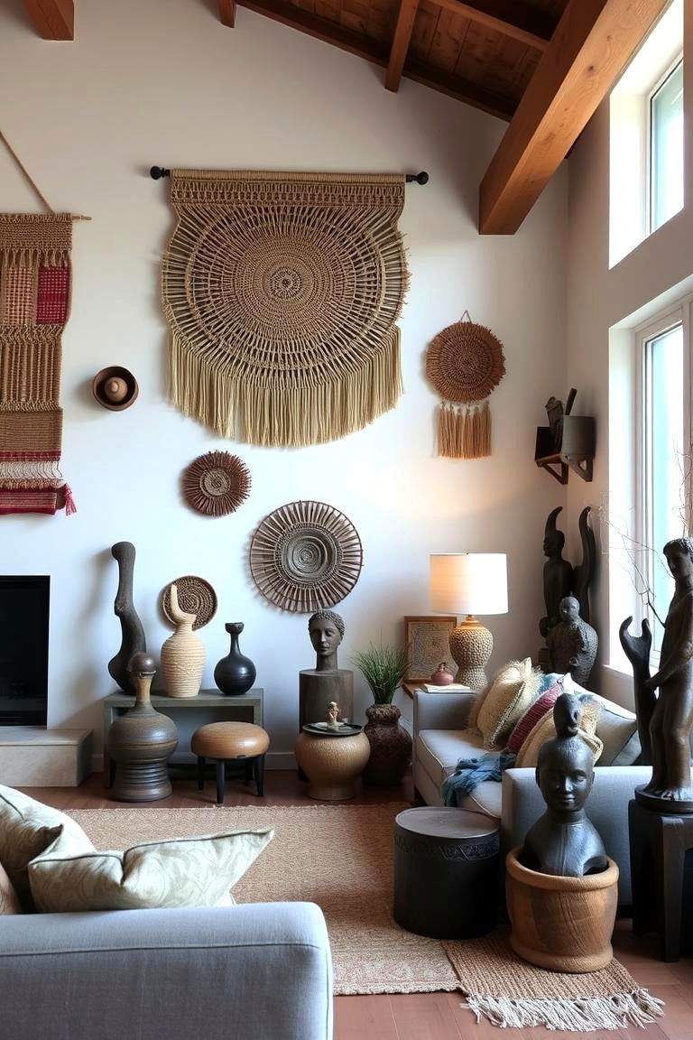 Handcrafted Artisan Pieces - 24 Southwest Living Room Ideas