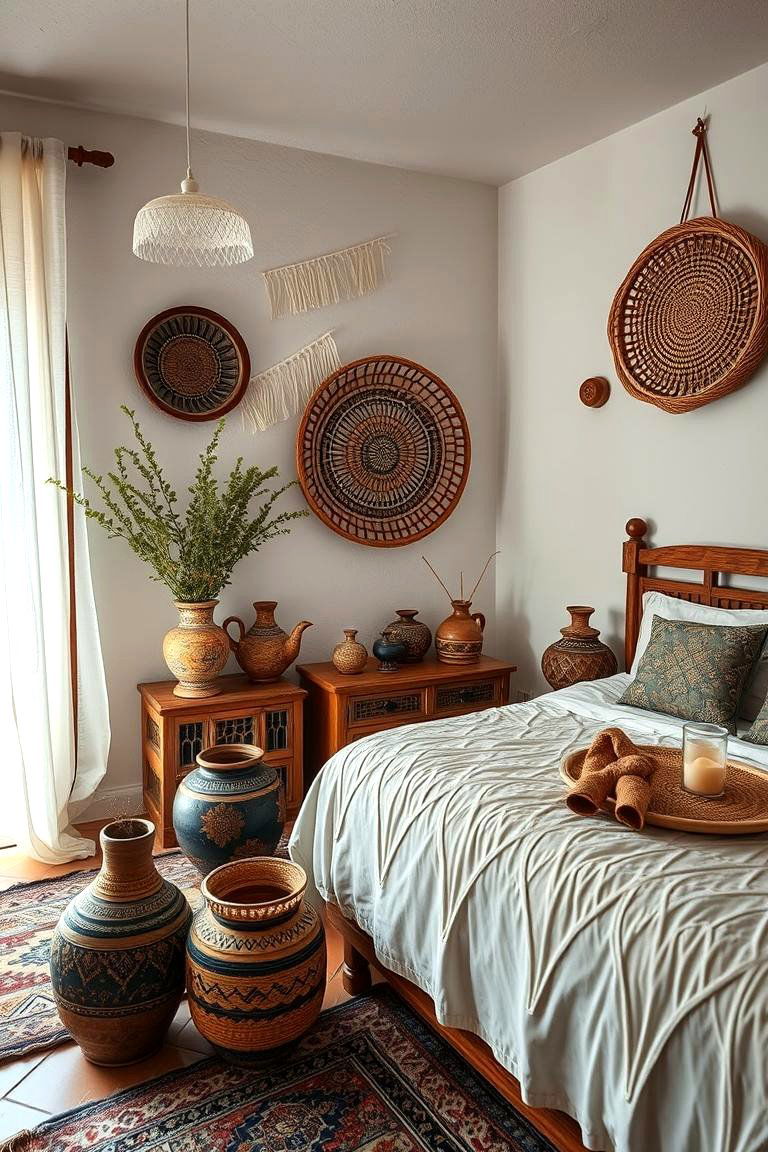 Handcrafted Artistry Accents - 24 Mexican Bedroom Ideas