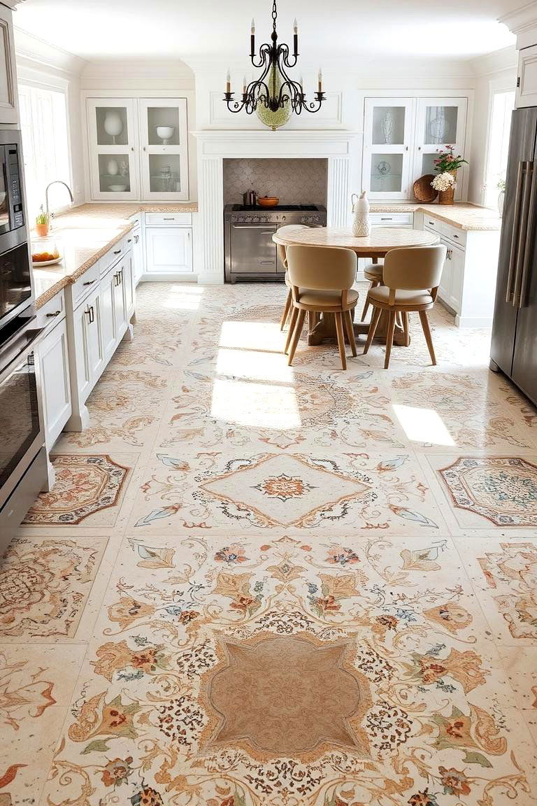 Handcrafted Custom Designs - 24 Terrazzo Kitchen Floor Ideas