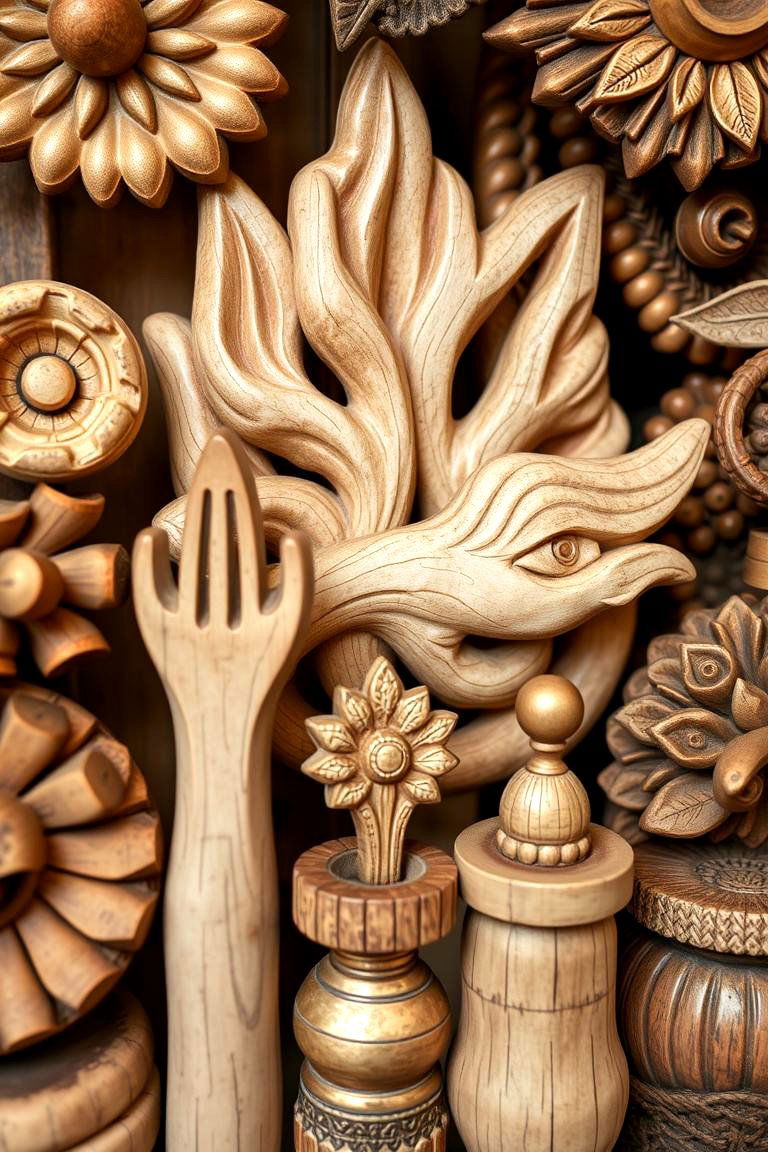 Handcrafted Decor Details - 24 Rustic Interior Design Ideas
