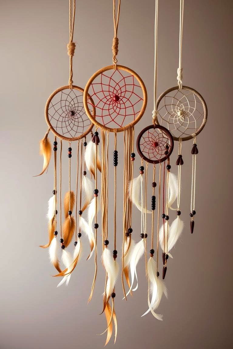 Handcrafted Dreamcatchers - 24 Colorful Boho Decor Ideas