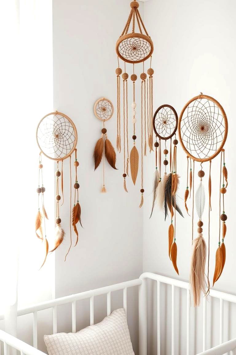 Handcrafted Dreamcatchers - 24 Boho Nursery Ideas