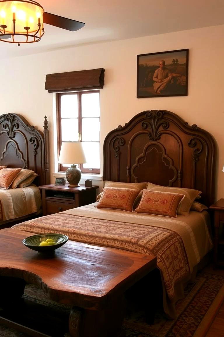 Handcrafted Furniture Statements - 24 Eclectic Bedroom Ideas