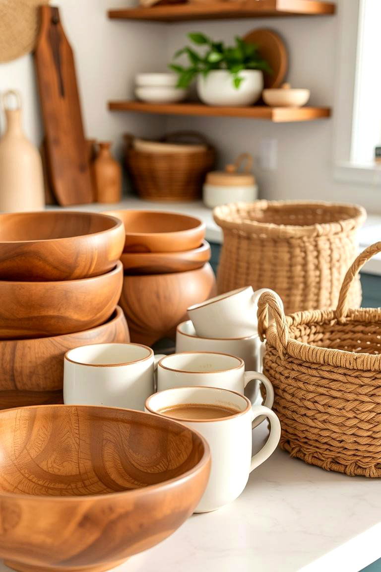 Handcrafted Kitchen Accessories - 24 Natural Kitchen Design Ideas