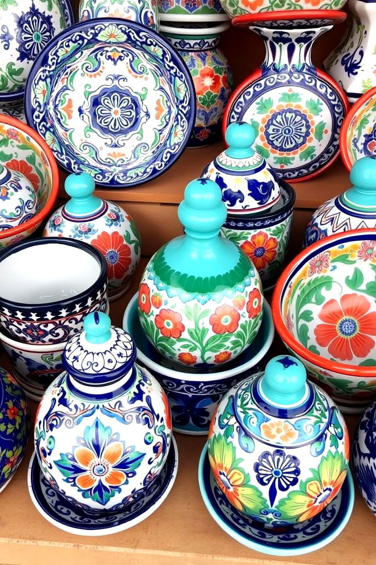 Handcrafted Talavera Pottery Touches - 24 Mexican Wedding Ideas