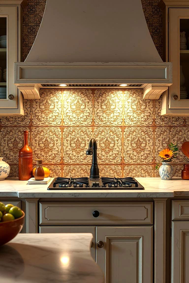 Handmade Ceramic Details - 24 Rustic Kitchen Ideas