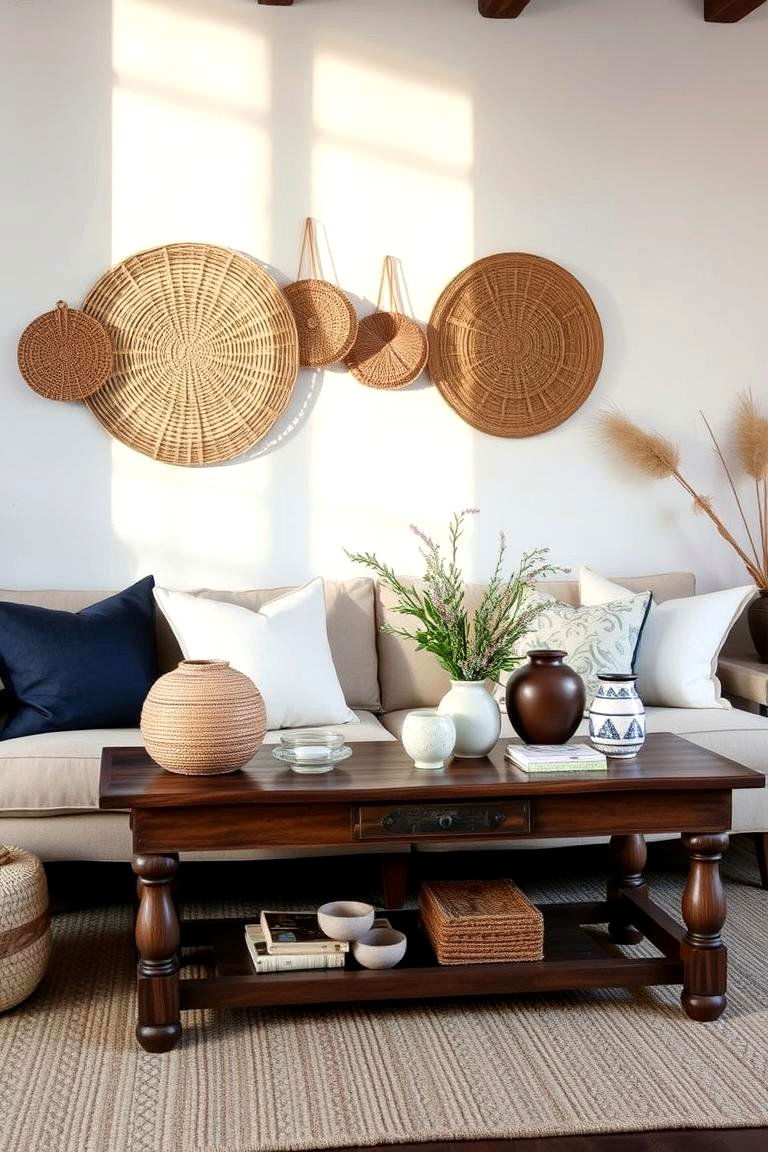 Handmade Decor Inspirations - 24 Sofa Table Decor Ideas