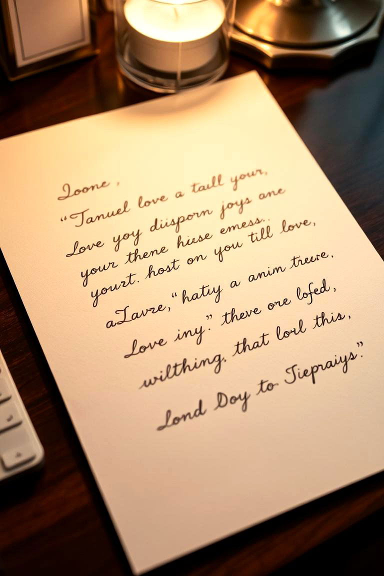 Handwritten Love Letters - 24 40th Wedding Anniversary Gift Ideas