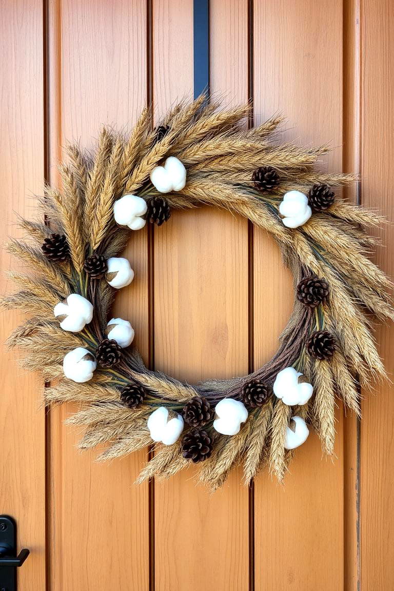 Hang Wreaths for an Instant Fall Touch - 24 Fall Porch Decor Ideas