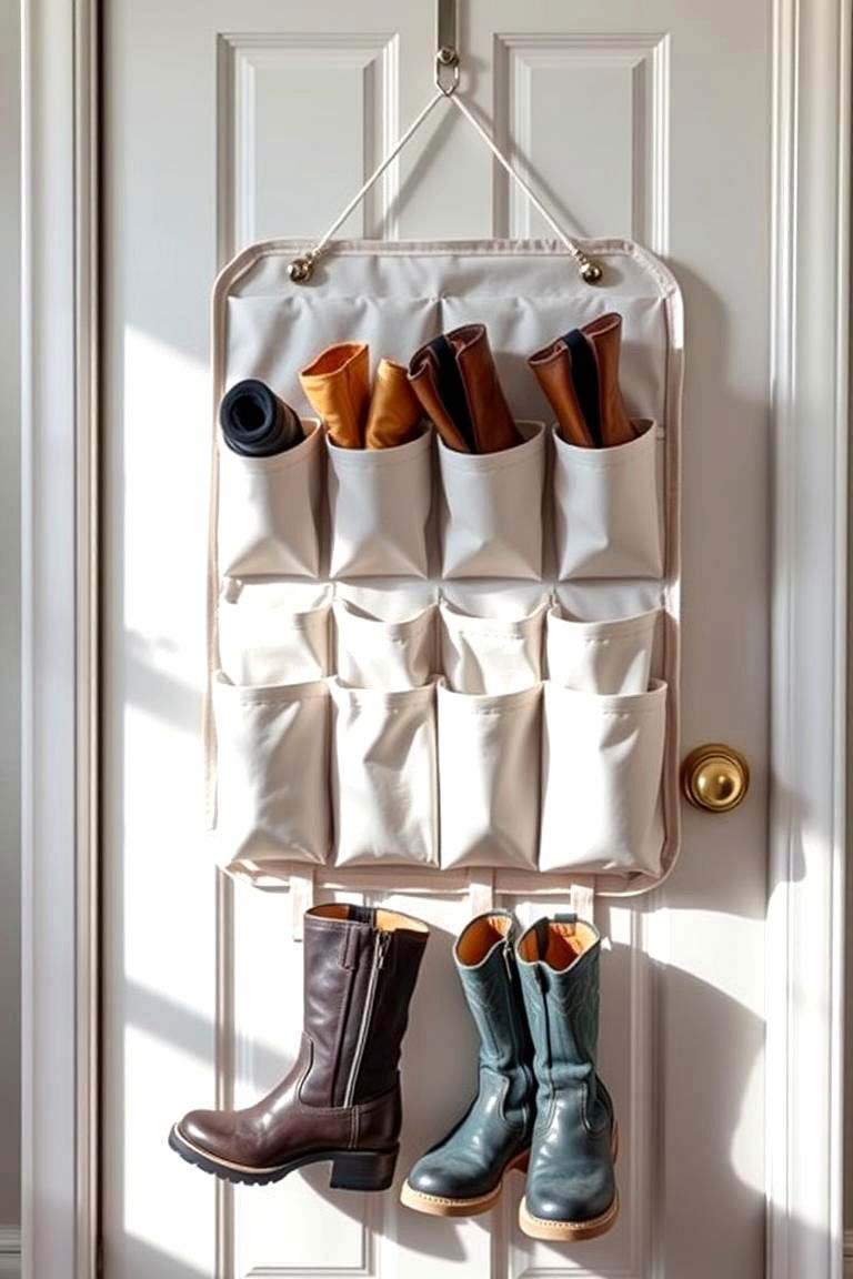 Hanging Boot Organizers - 24 Boot Storage Ideas