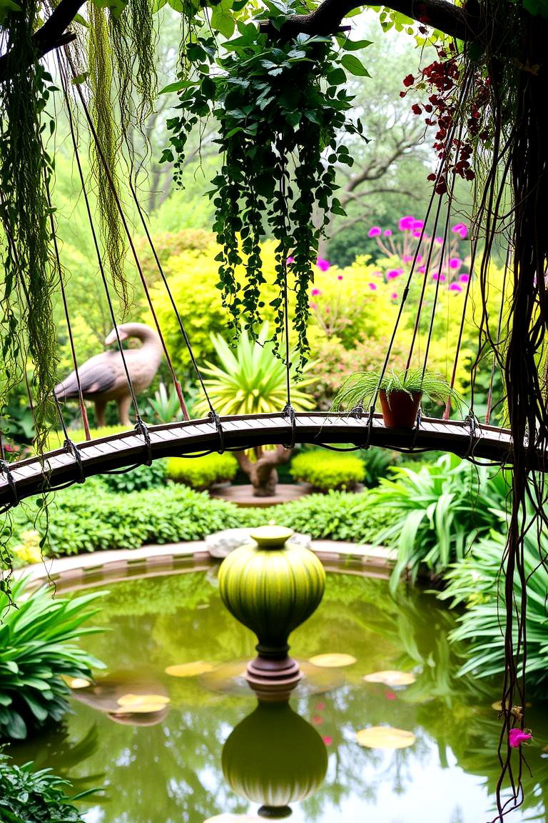 Hanging Garden Bridge - 24 Garden Bridge Ideas