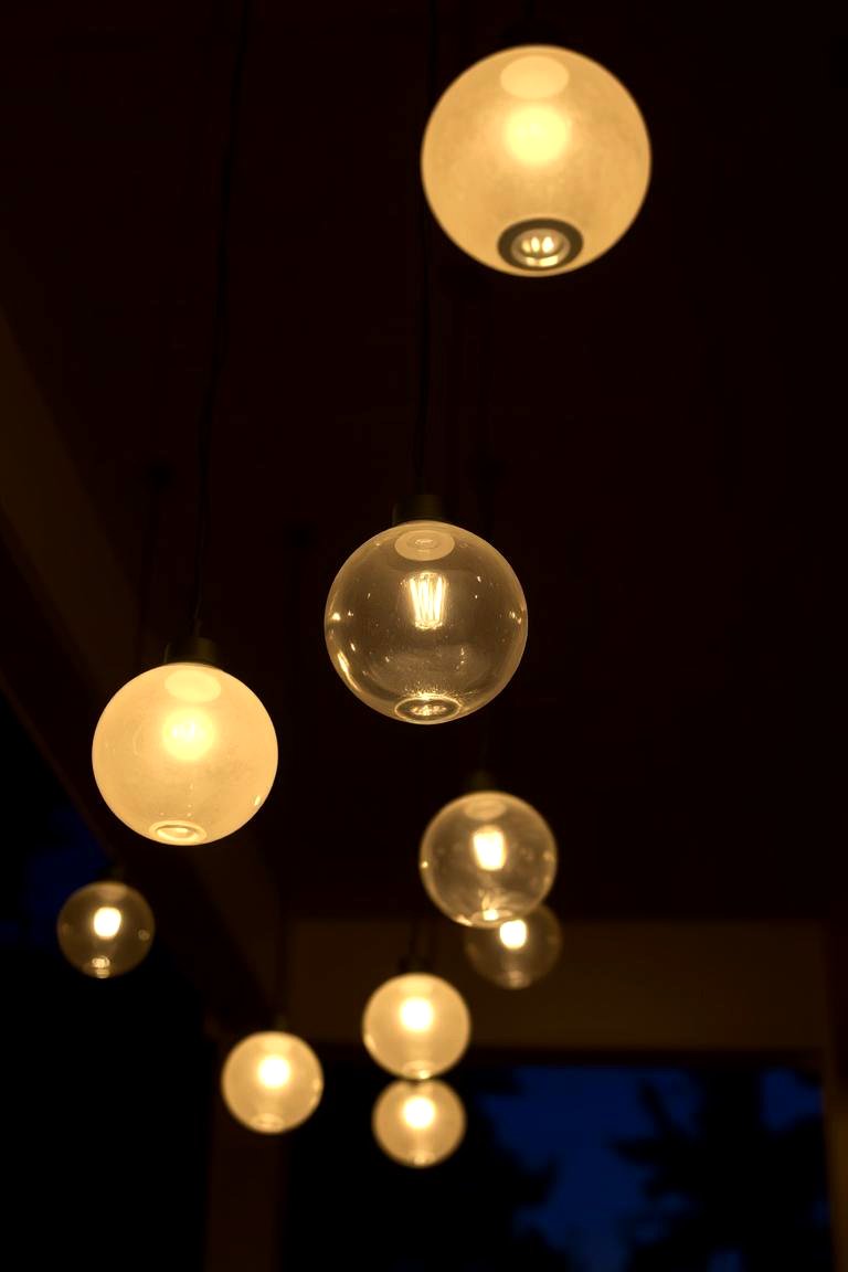 Hanging Globe Lights - 24 Front Porch Lighting Ideas