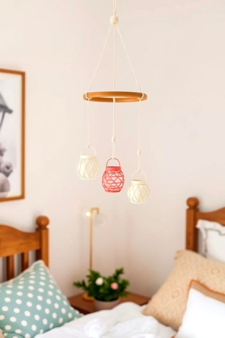 Hanging Lantern Mobile - 24 Lantern Decor Ideas