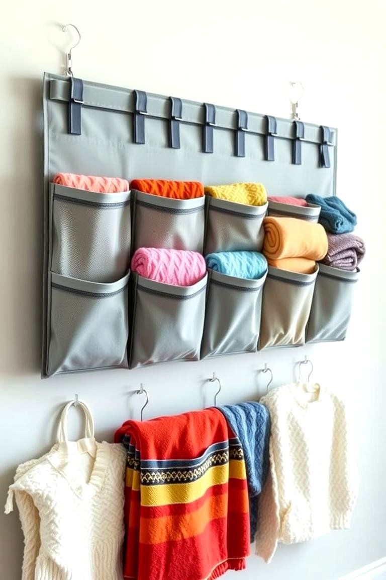 Hanging Organizer Systems - 24 Blanket Storage Ideas