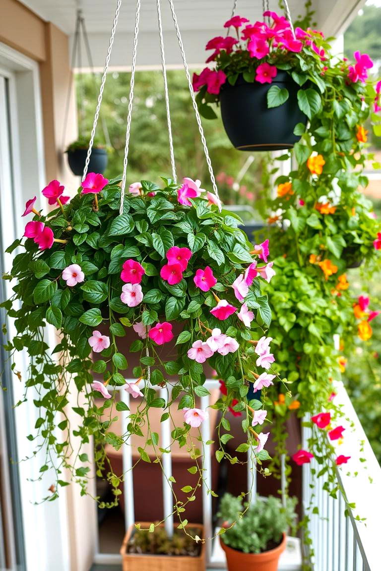 Hanging Plant Paradise - 24 Balcony Garden Ideas
