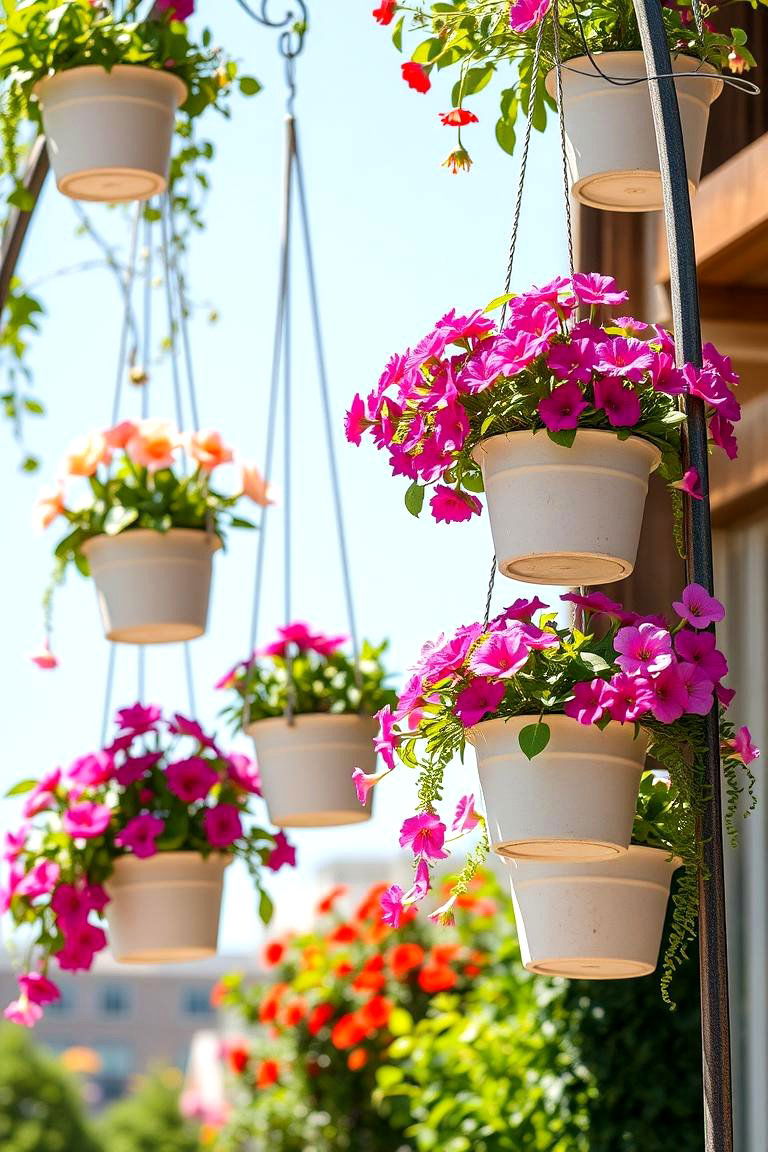Hanging Planter Arch - 24 Garden Arch Ideas
