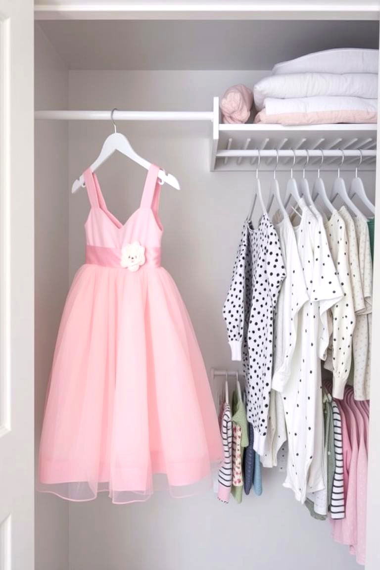 Hanging Rods for Clothes - 24 Nursery Closet Ideas