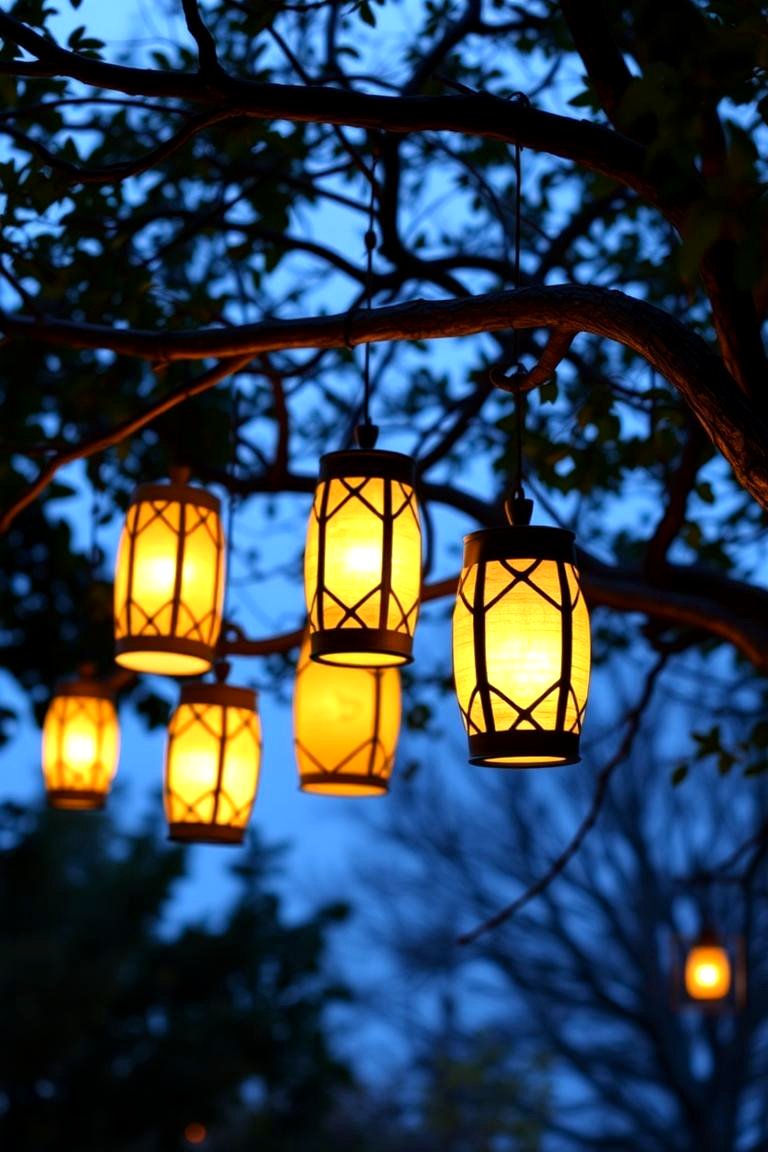 Hanging Shade Lanterns - 24 Garden Shade Ideas