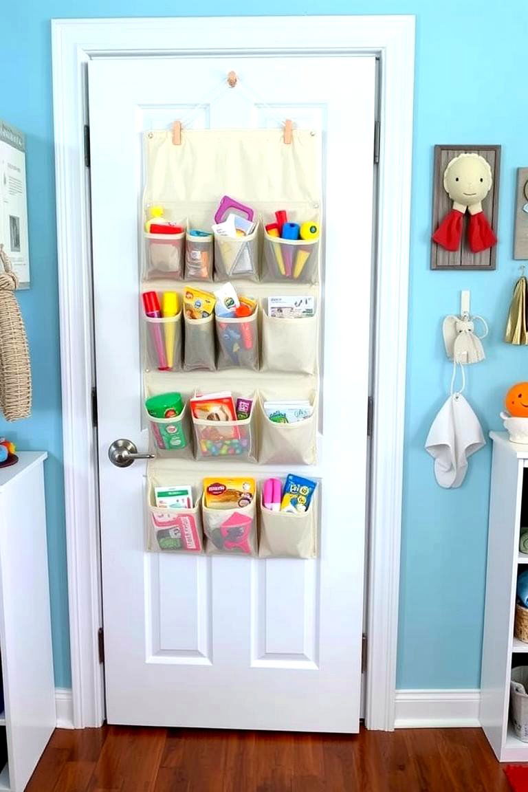 Hanging Shoe Organizers for Versatile Storage - 24 Playroom Storage Ideas