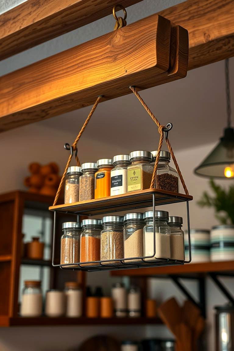 Hanging Spice Rack - 24 Spice Rack Ideas