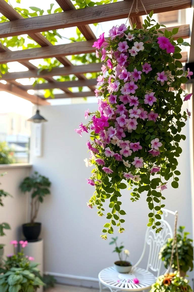 Hanging Trellis - 24 Garden Trellis Ideas