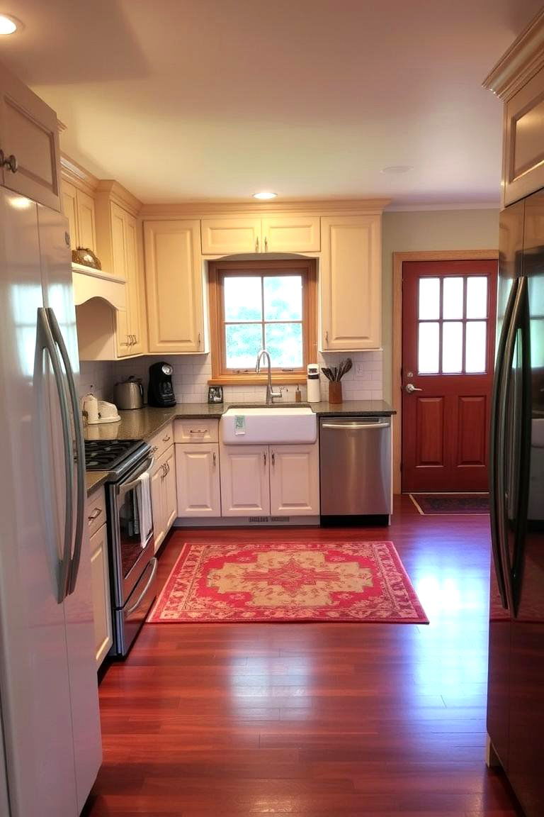 Hardwood Flooring - 24 Traditional Kitchen Ideas