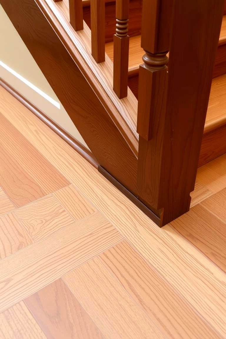 Hardwood Stair Nosing for Elegant Stairs - 24 Floor Transition Ideas