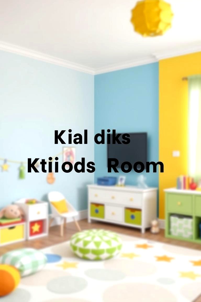 Harmonious Blend of Favorite Colors - 24 Kids Room Paint Ideas