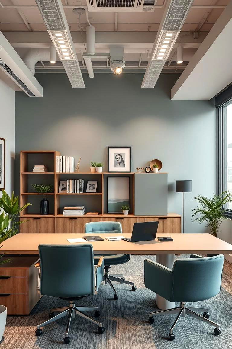 Harmonious Color Coordination - 24 Therapist Office Decor Ideas