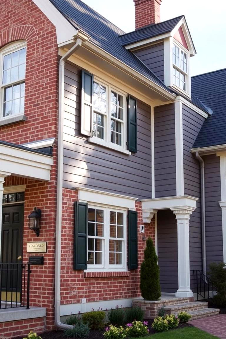 Harmonious Heritage Style - 24 Vinyl Siding and Brick Combinations