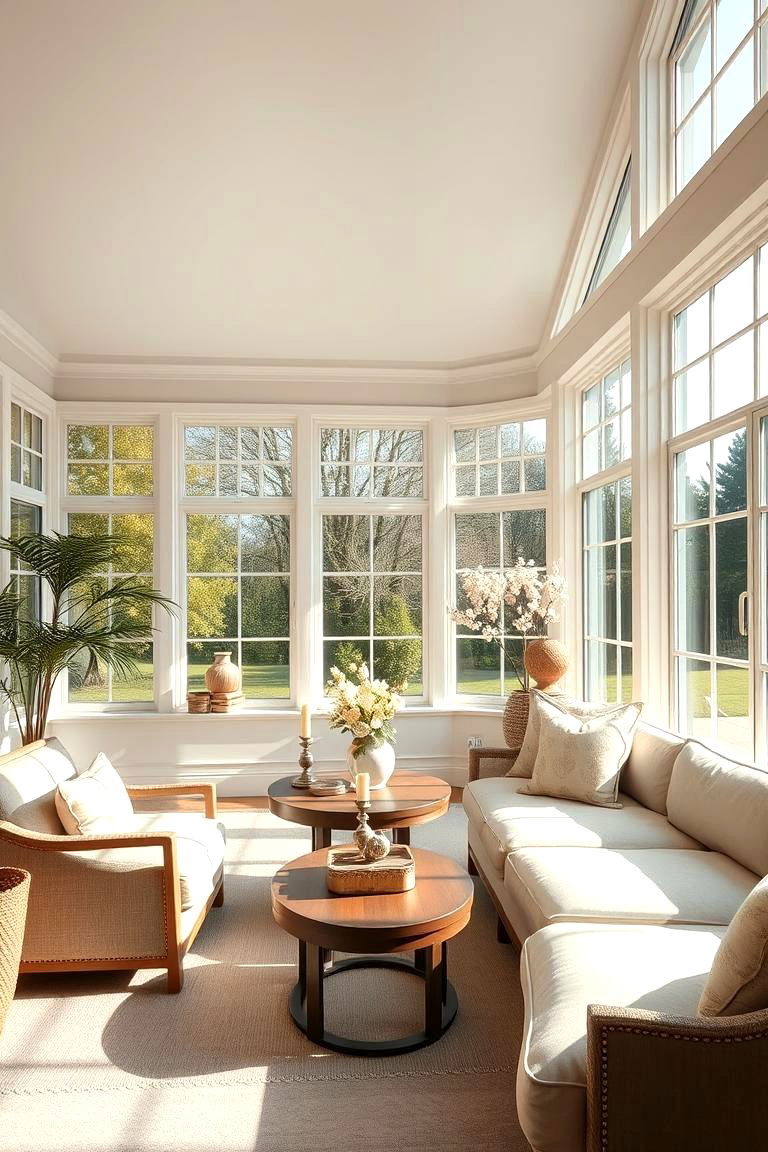 Harmonious Light Filled Sunroom - 24 Sunroom Ideas
