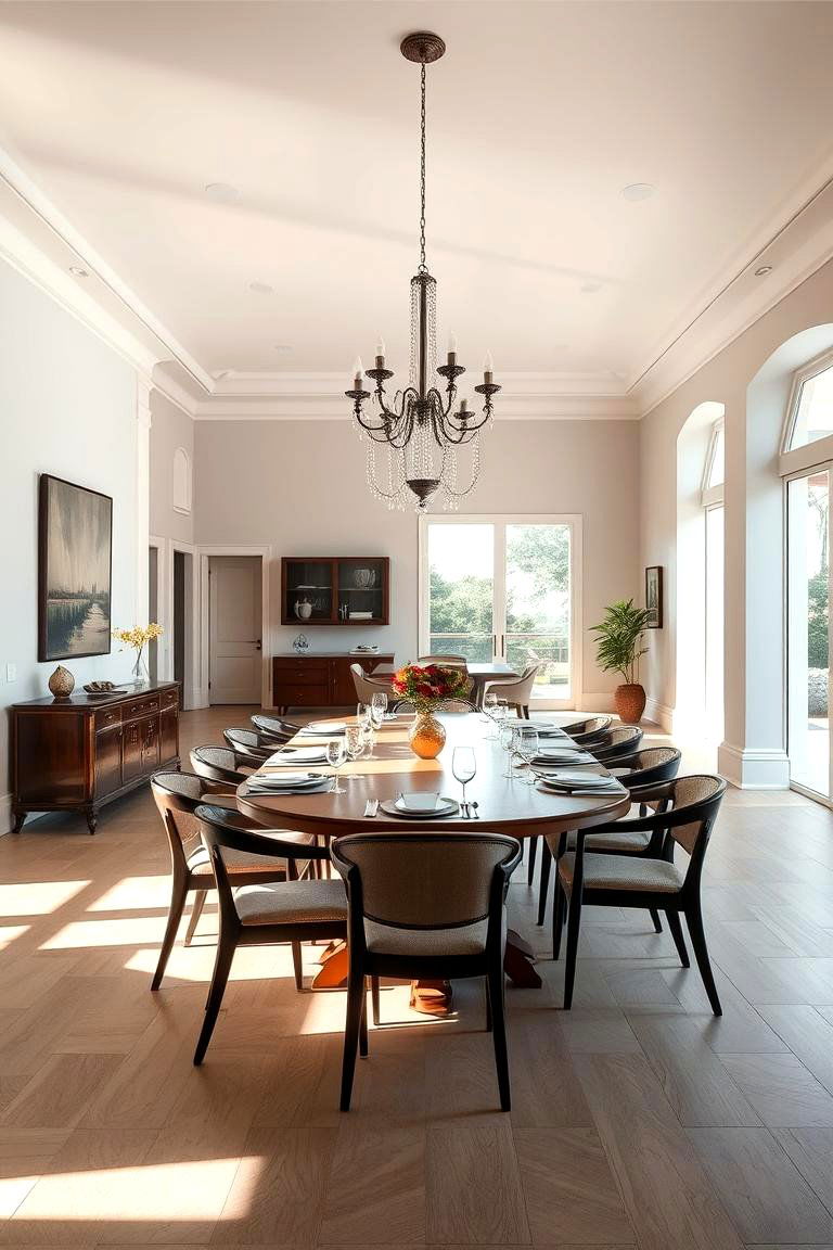Harmonious Open Layout - 24 Japanese Dining Room Ideas
