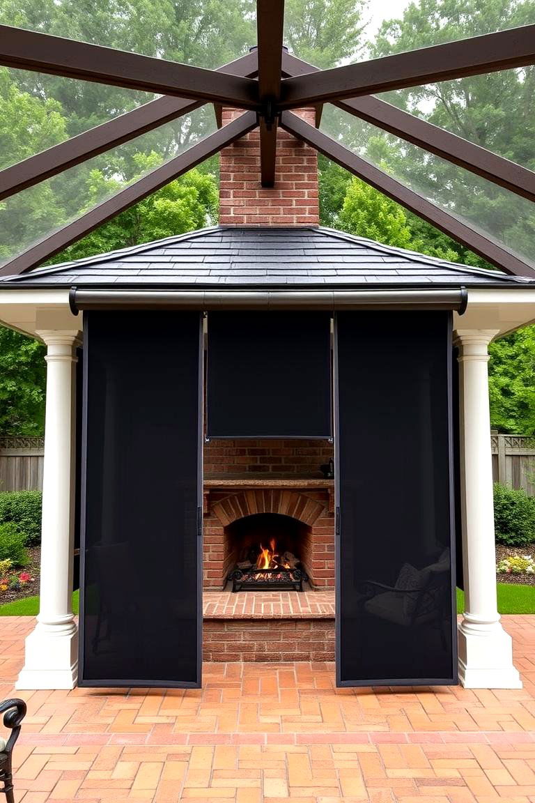Harmonizing Your Gazebo with the Surrounding Landscape - 24 Gazebo With Fireplace