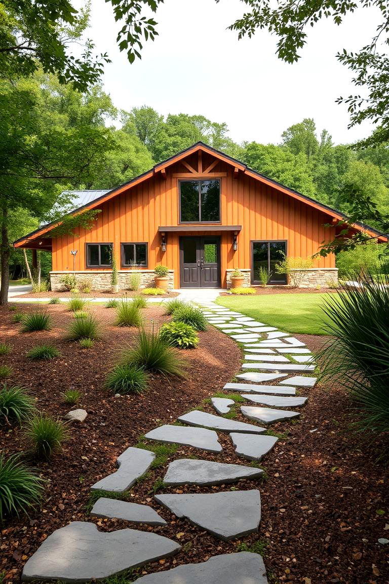 Harmonizing with Nature Through Thoughtful Landscaping - 24 Pole Barn and Barndominium House Exteriors