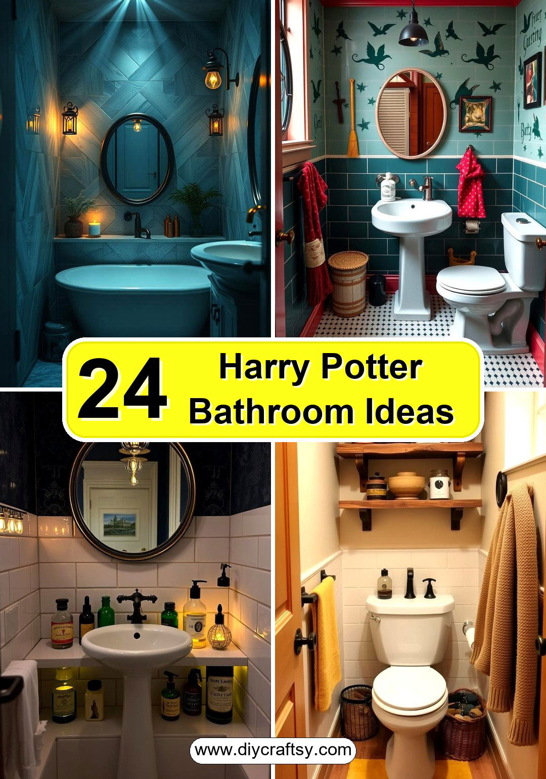 Harry Potter Bathroom Ideas