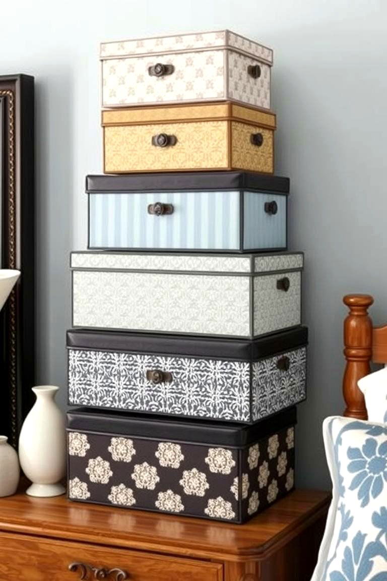 Hat Boxes as Decorative Storage - 24 Hat Rack Ideas