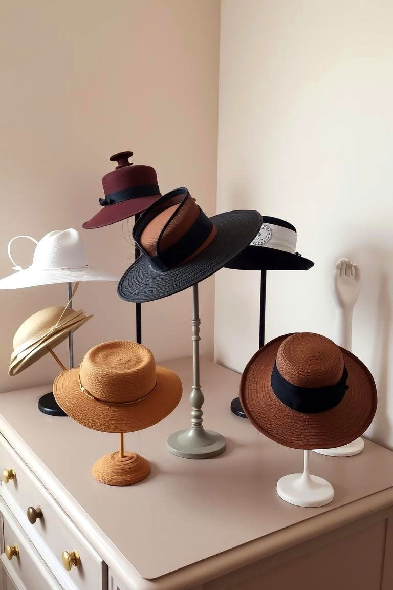 Hat Stands for Shape Preservation - 24 Hat Storage Ideas