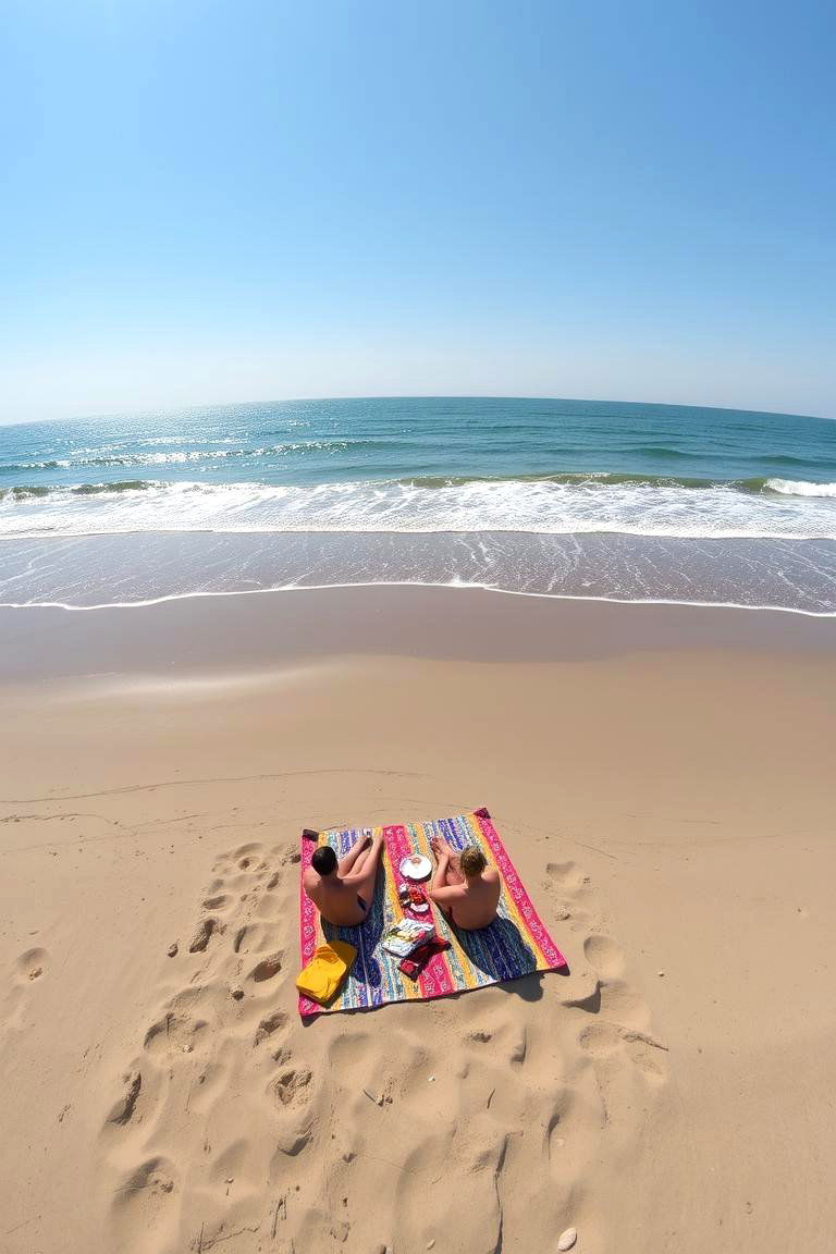 Have a Relaxing Beach Day - 24 Wedding Anniversary Ideas