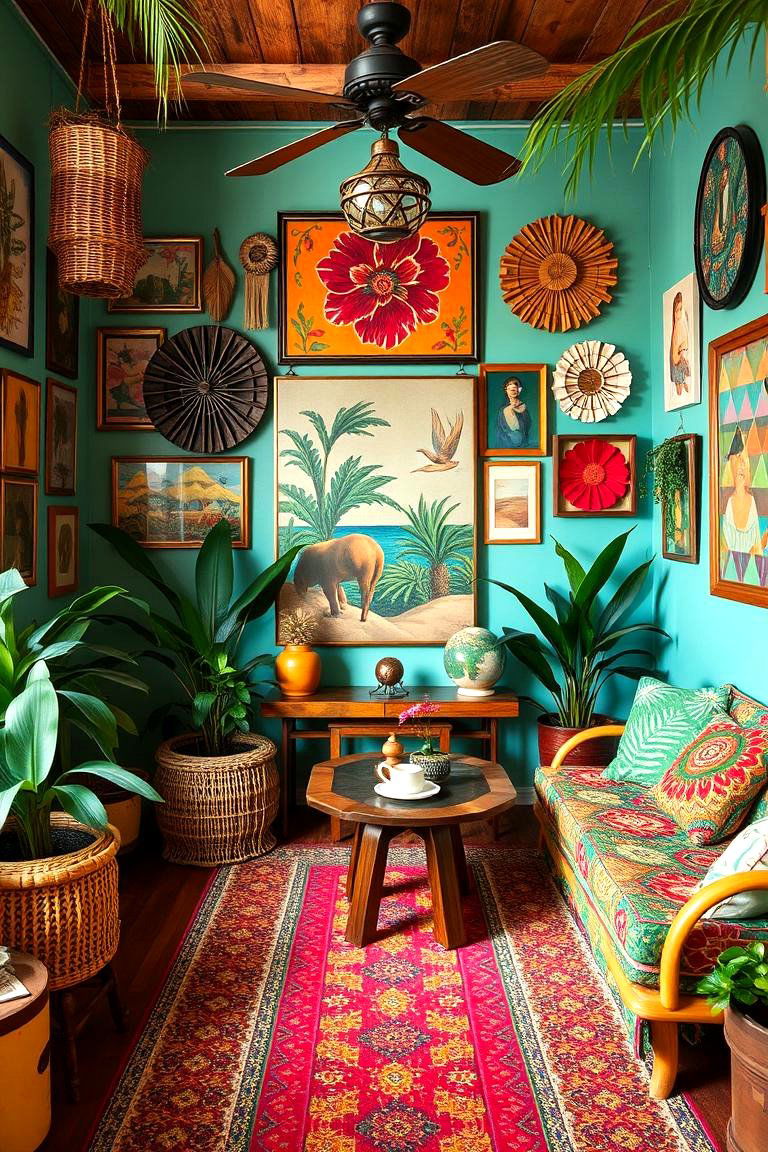 Hawaiian Themed Bohemian Style - 24 Hawaiian Interior Design Ideas