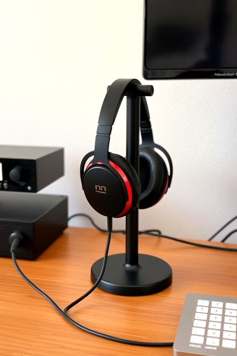 Headphone Station Setup - 24 Music Room Ideas
