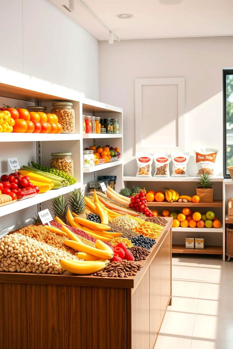 Healthy Snack Corner Creation - 24 Office Kitchen Ideas